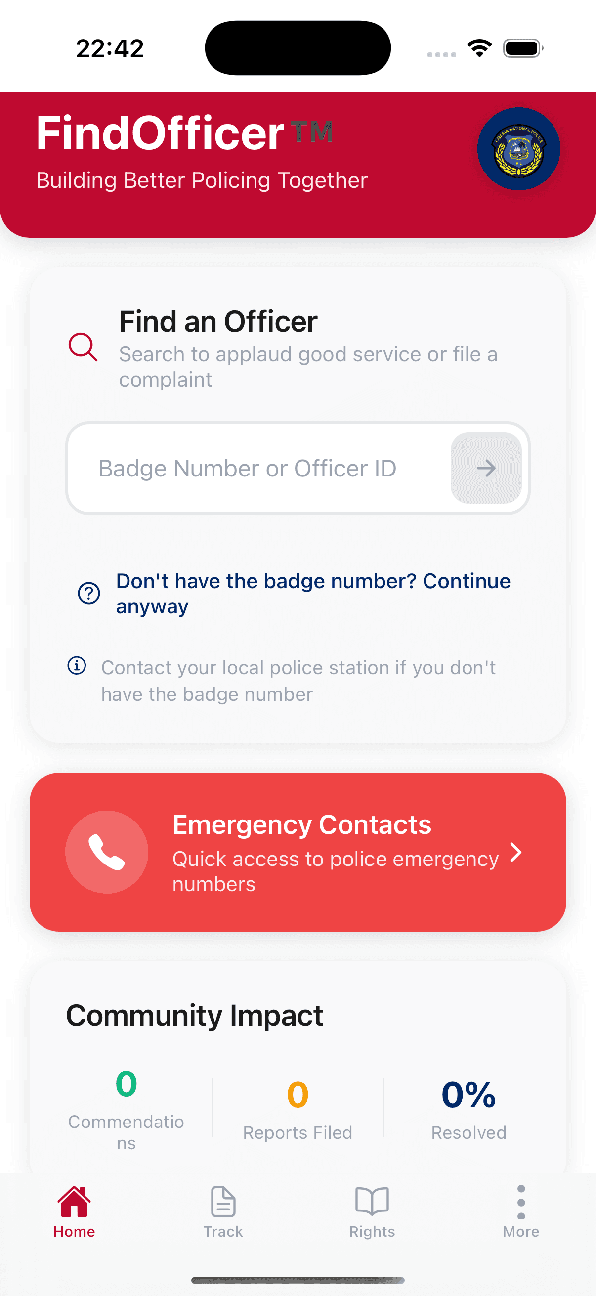 FindOfficer™️ mobile app
